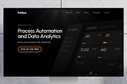 Proflow - SaaS Framer Template, a Landing Page Template by laaqiq (Thumbnail 1 of 4)