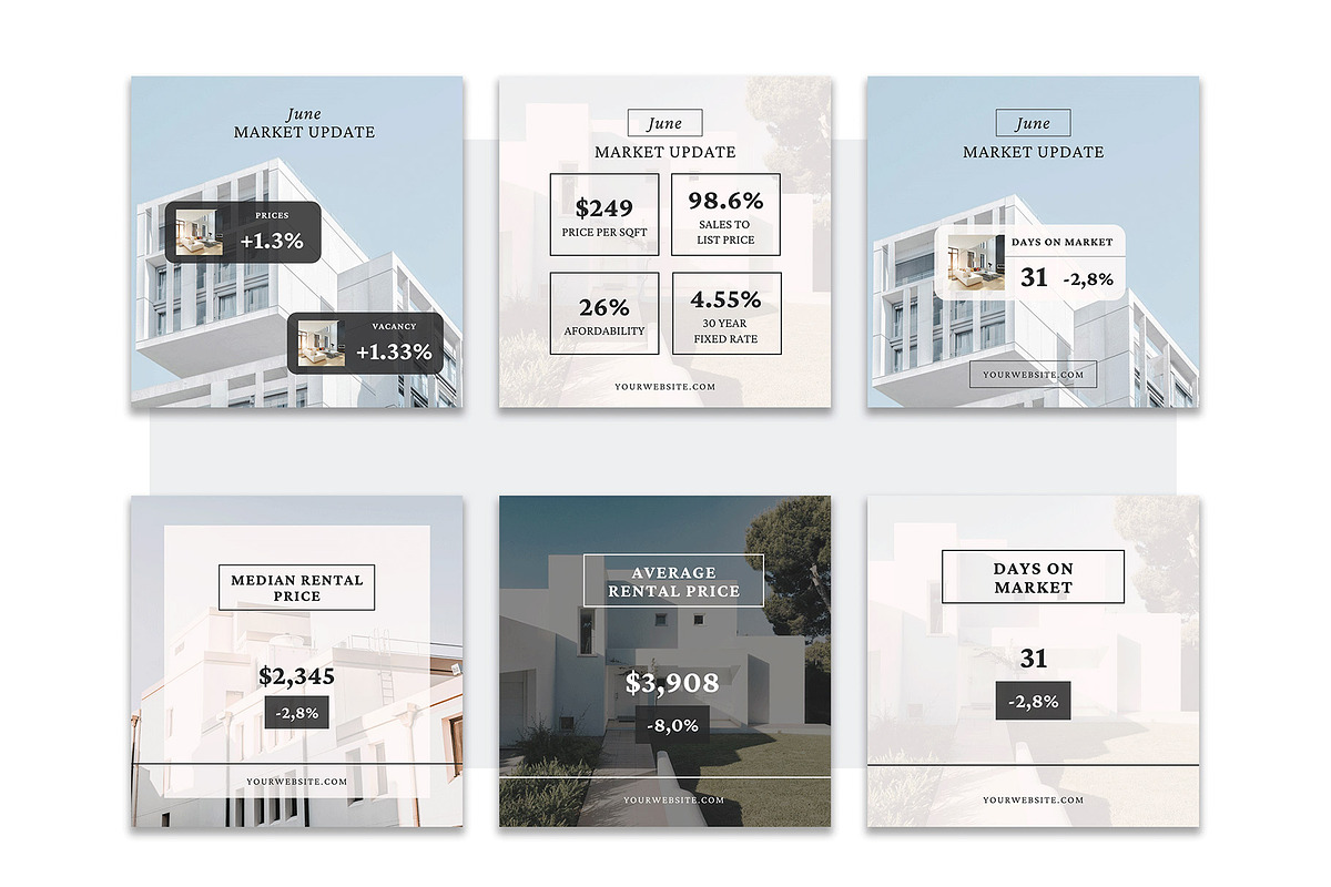 Real Estate Social Media Quotes, a Social Media Template by Kseniia_Design (Photo 9 of 14)