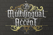 Belligoes Blackletter Font, a Blackletter Font by alit design (Thumbnail 14 of 15)