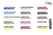 NIVEX V2. 3D OTF SVG Font Realistic., a Symbol Font by Luxfont (Thumbnail 12 of 13)