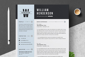 Professional Resume Template, a Resume Template by ResumeInventor