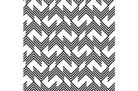Geometric zig zag pattern