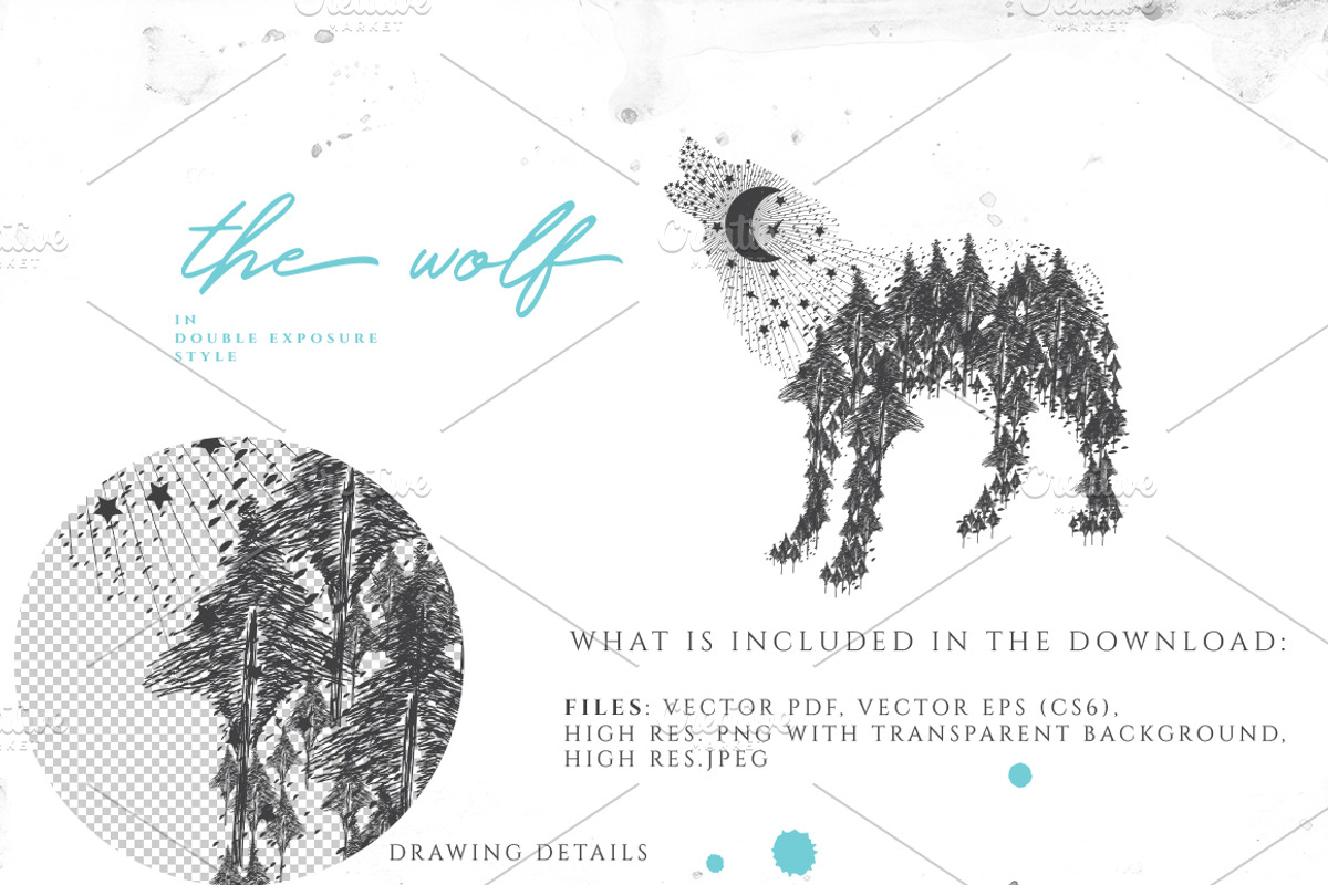 WOLF Illustration, an Illustration by Friendly Label (Photo 2 of 2)