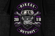 Set of Bikers Shirt Designs., an Illustration by Harry Kasyanov (Thumbnail 4 of 12)