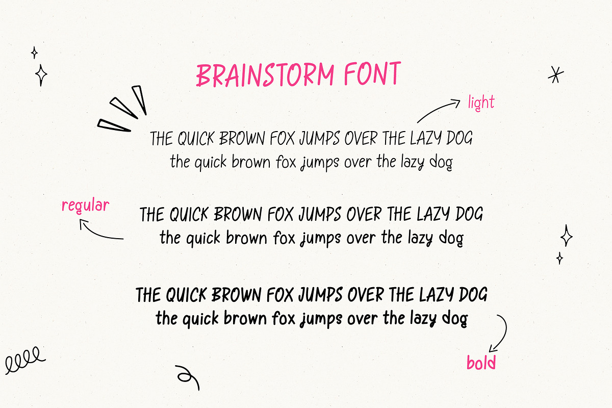 Brainstorm - handwriting font, a Handwritten Font by Kaya Fonts (Photo 13 of 31)