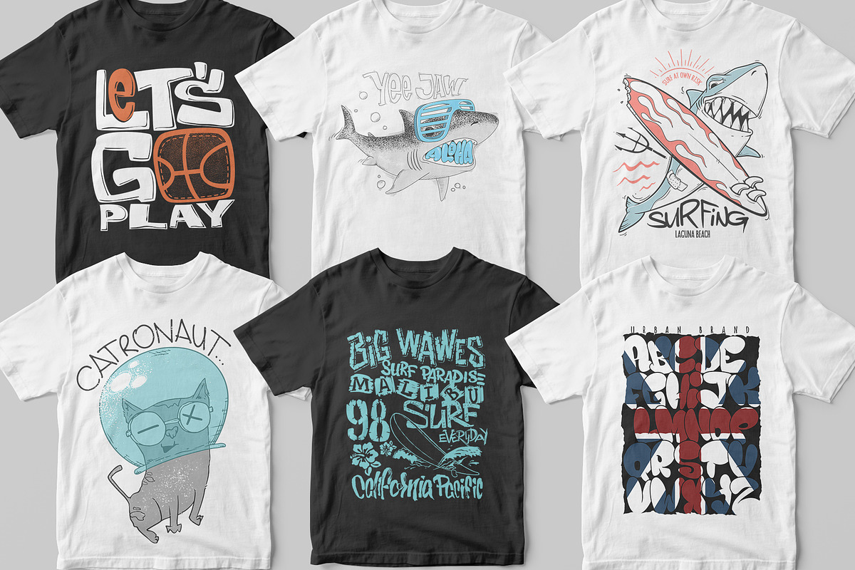 20 T-shirt design collection., an Illustration by Urbanshop (Photo 2 of 5)
