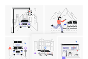 Animated Ride Services Illustrations, a Person Illustration by Prosymbols (Thumbnail 7 of 13)