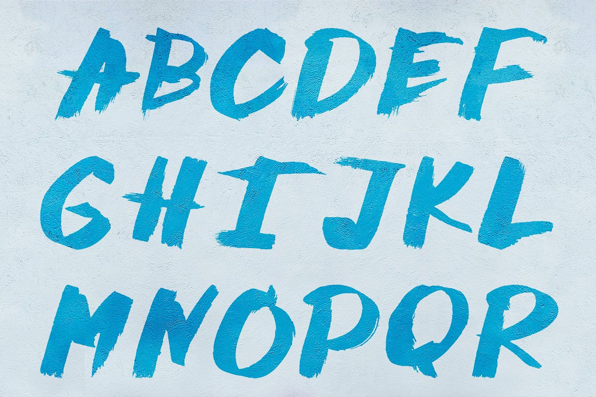 Brush Typeface Script preview 3