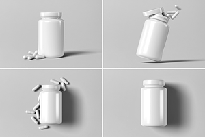 Pills Jar Mock-up