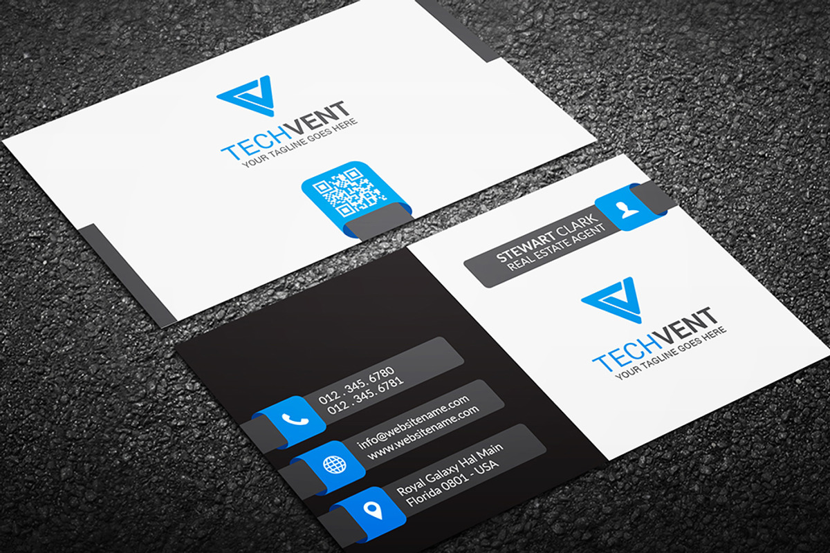 Corporate Business Card Template, a Business Card Template by Shahjhan (Photo 2 of 2)