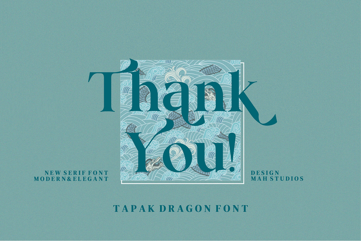 Tapak Dragon Serif Fonts, a Serif Font by mahstudios (Photo 15 of 15)