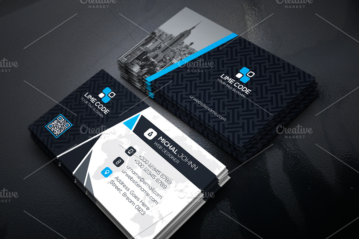 Business Card, a Business Card Template by pixelworkz (Photo 1 of 6)