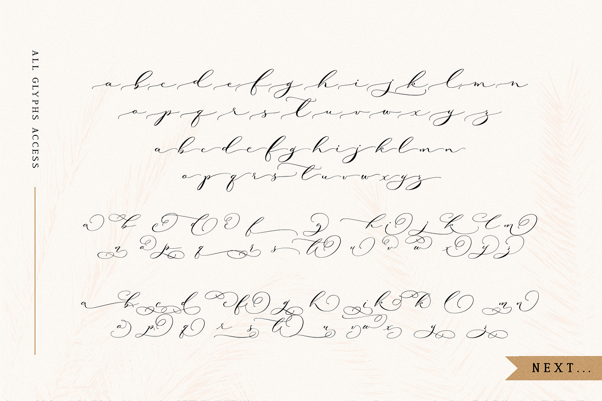 Rabiya Two Romantic Fonts - 50% Off, a Script Font by JROH Creative (Photo 15 of 17)