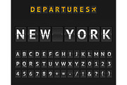 Mechanical Airport Flip Board, an Object Graphic by Vector and Templates (Thumbnail 4 of 6)