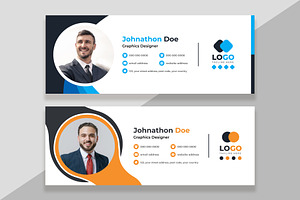 Business Email Signature Template, a Marketing Template by nandinigraphics
