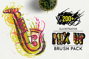 Illustrator grunge brushes, a Brush Add-On by kateja (Thumbnail 1 of 5)