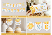 Trip Around The Sun Birthday Bandle, a Templates & Theme by Digital_Mind (Thumbnail 5 of 8)