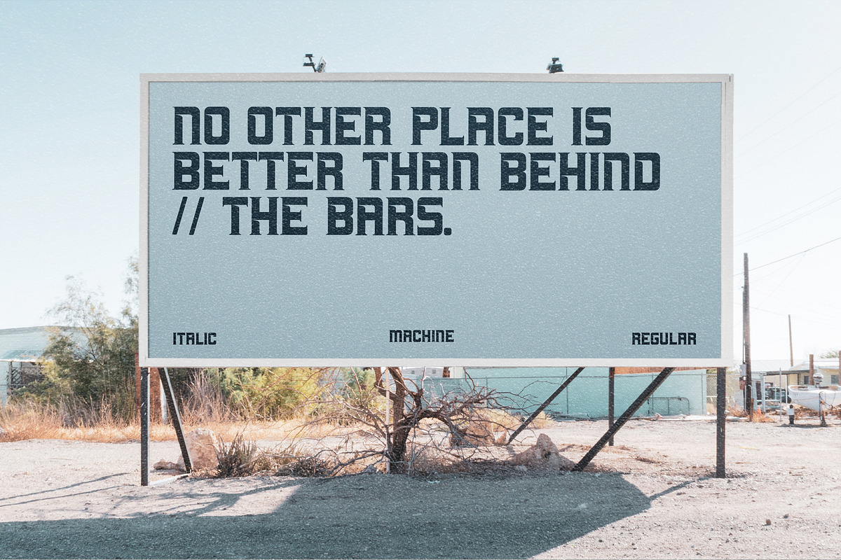Machine Display Typeface Font, a Sans Serif Font by Storytype Studio (Photo 11 of 15)
