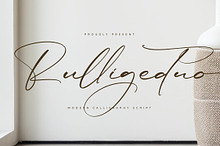 Rulligedro Modern Calligraphy Script