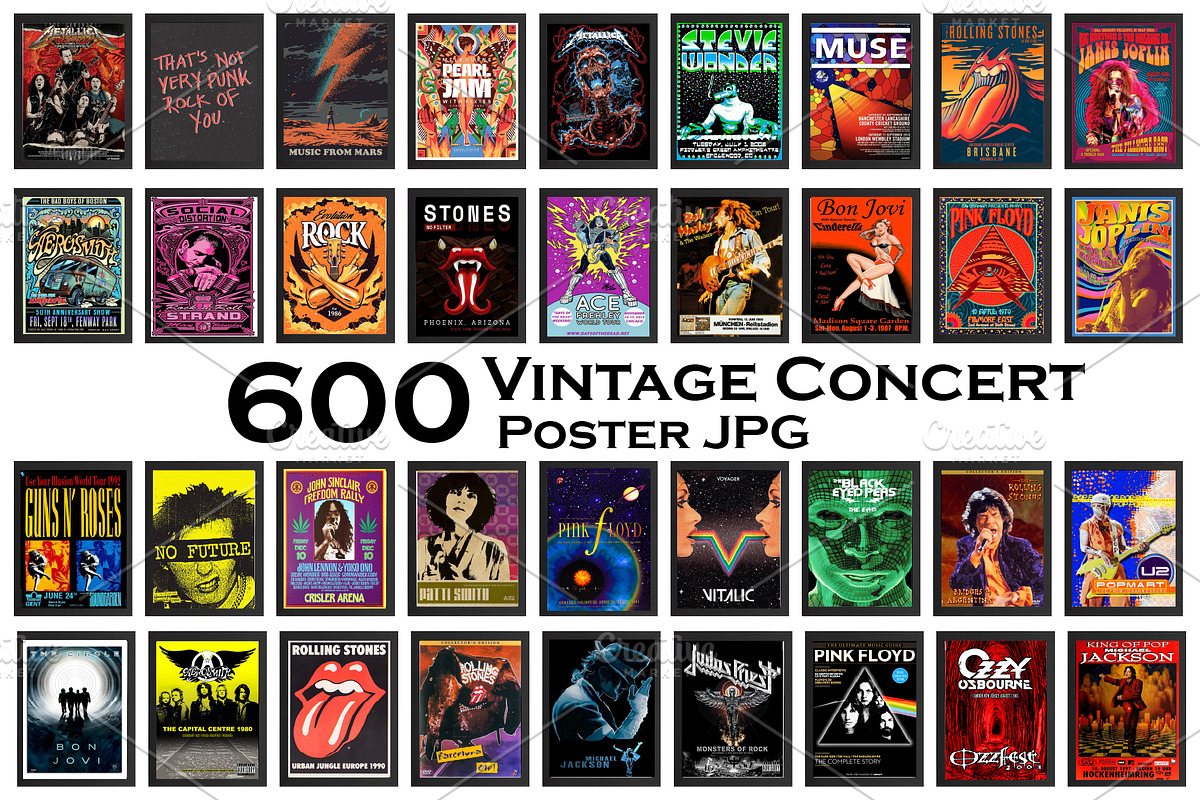 Vintage Concert Poster, Retro Poster, a Wallpaper Photo by Chipshpow Graphics (Photo 1 of 9)