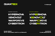 Quantex - Futuristic Font, a Sans Serif Font by Flawless And Co (Thumbnail 7 of 10)