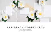 Linen Wedding Stationery Mockups, a Print Template by daintydarling (Thumbnail 1 of 4)