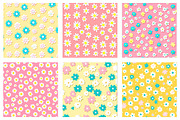 Daisy Digital Paper With Daisies, an Illustration by SinaCreation (Thumbnail 4 of 6)
