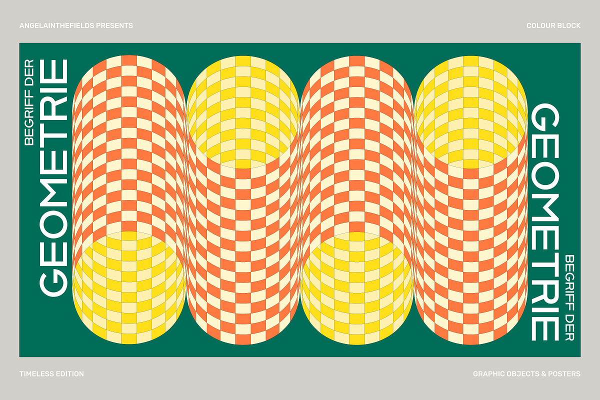 Retro Colour Block Vector Objects, an Object Graphic by angelainthefields (Photo 3 of 23)