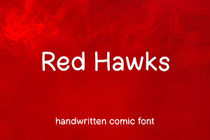 Red Hawks - Simple Sansserif Font