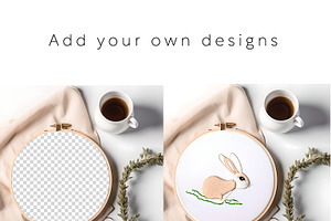 Embroidery Hoop Mockups