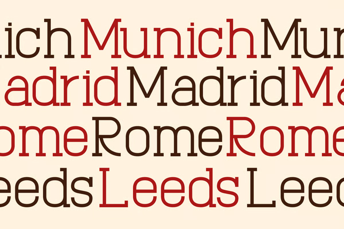 Bore Neonz – Retro Slab Serif, a Slab Serif Font by Brand Earth (Photo 10 of 12)