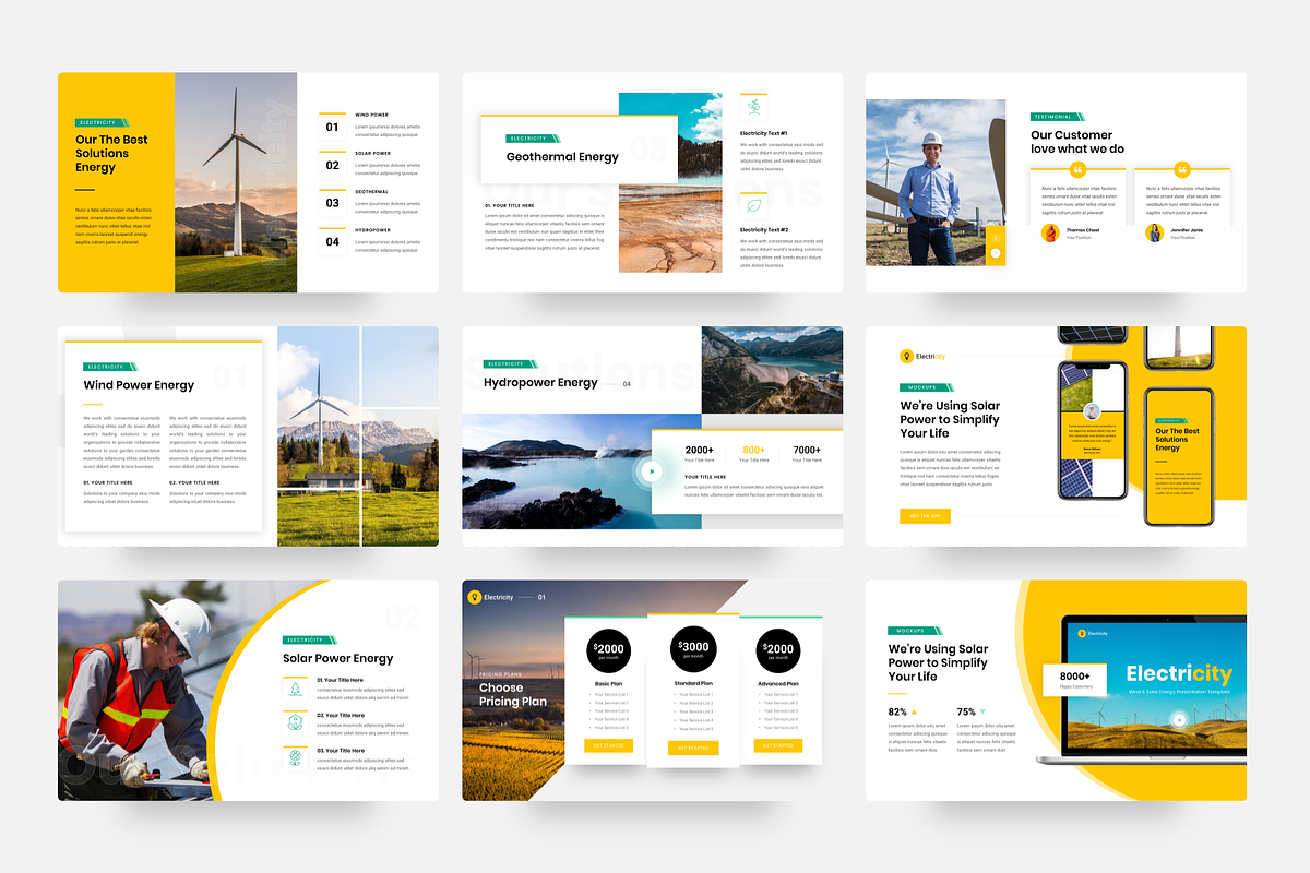 Wind & Solar Energy Keynote, a Presentation Template by YossyOneStd (Photo 4 of 6)
