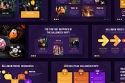 Halloween Party Powerpoint Template, a Presentation Template by Brandearth RRGraph (Thumbnail 4 of 8)