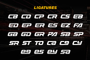VANGO - Automotive Speed Font, a Font by Konstantine Studio (Thumbnail 16 of 18)