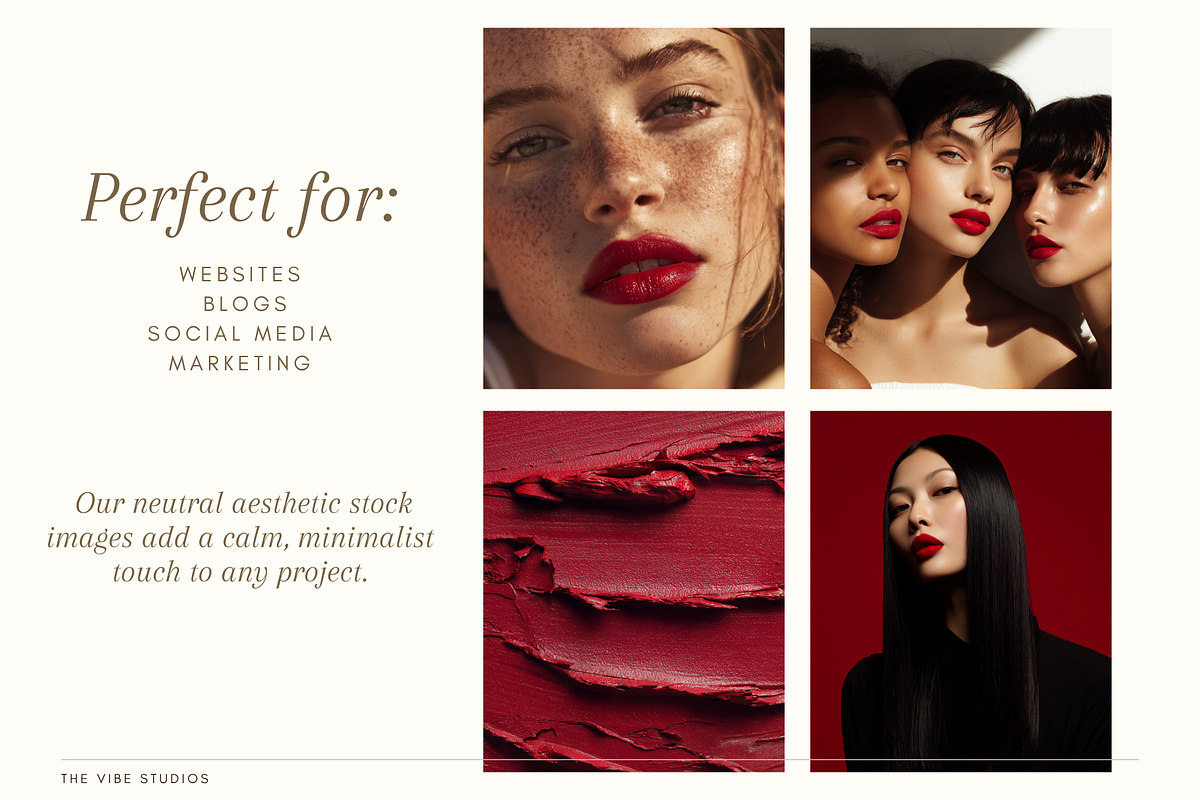 Luxury Lipstick Beauty Stock Photos, a Photo by The Vibe Studios (Photo 4 of 9)
