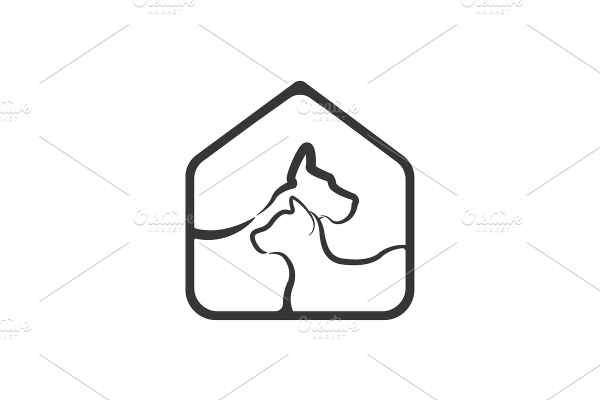 Pet Home Simple Logo For Business, a Branding & Logo Template by Logo Loom (Photo 2 of 4)