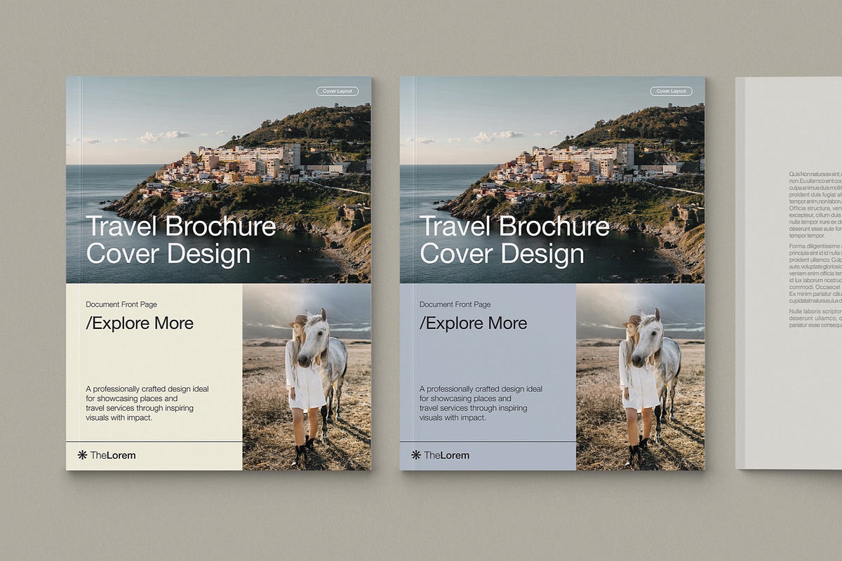 Travel Brochure Cover Template, a Brochure Template by BrandPacks (Photo 3 of 6)