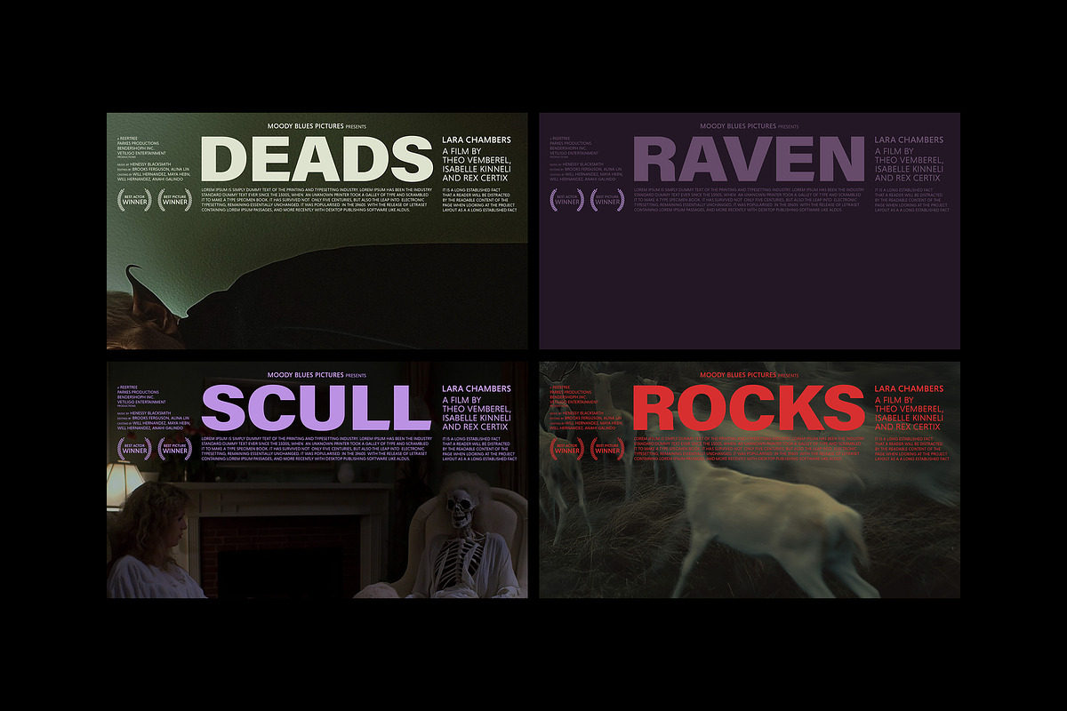 Horror Film Titles Collection, a Templates & Theme by pixelbuddha.net (Photo 20 of 26)