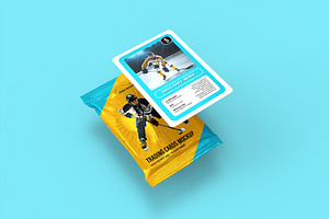 Trading Cards Mockup V3 - 8 Views