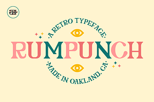 Rumpunch Serif All-Caps Display Font