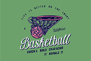 Basketball hoop, a Sport Illustration by hand draw (Thumbnail 1 of 6)