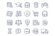 120 Universal Doodle Icons, an Icon by Rassko (Thumbnail 3 of 5)