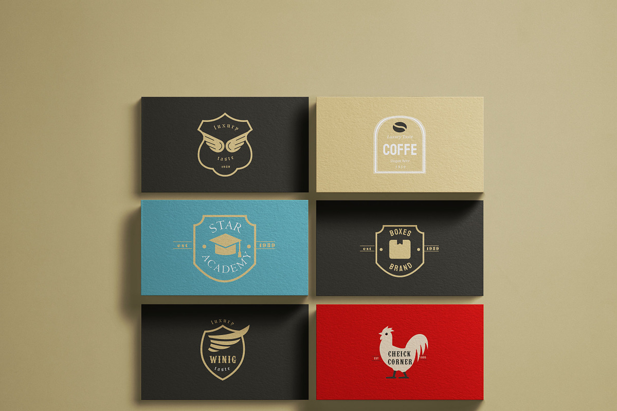 200 minimalist logo kit, a Branding & Logo Template by Hamed Studio (Photo 3 of 12)