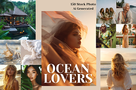 Coastal Aesthetic Beach Stock Photos, a Beauty & Fashion Photo by MarkoPresets