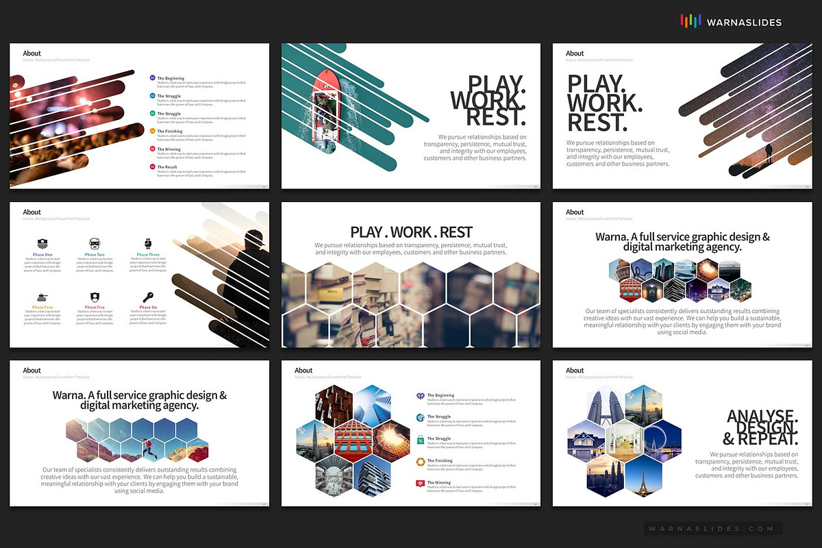 Company Profile PowerPoint Templates, a Presentation Template by Warna Works (Photo 15 of 36)