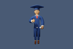 Education 3d Illustration