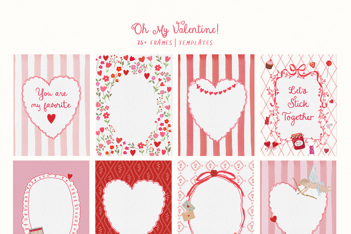 Cottagecore PNG Frames, Illustration, a Decorative Illustration by whiteheartdesign (Photo 35 of 57)