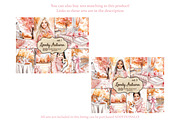 Pink Autumn Junk Journal Pages, a Seasonal Illustration by GlamArtZhanna (Thumbnail 2 of 10)