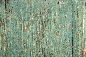 Aged Green Painted Wood Texture with Cracked and Peeling Paint, a Background Photo by GoodGoods
