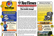 7 Newspaper Style Templates, a Flyer Template by Newspaper Templates (Thumbnail 5 of 9)